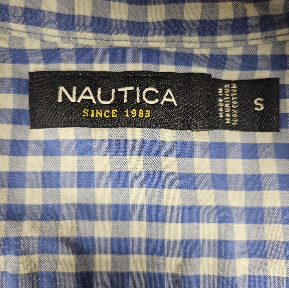 Nautical Long Sleeve Button Up
